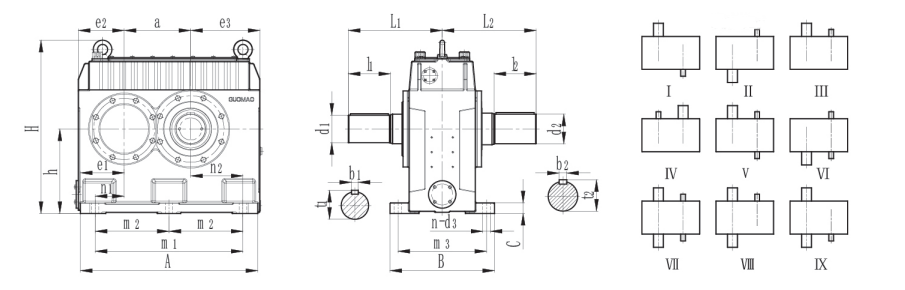 ZY Series Cylindrical Gear Reducer ZY Series Cylindrical Gear Reducer