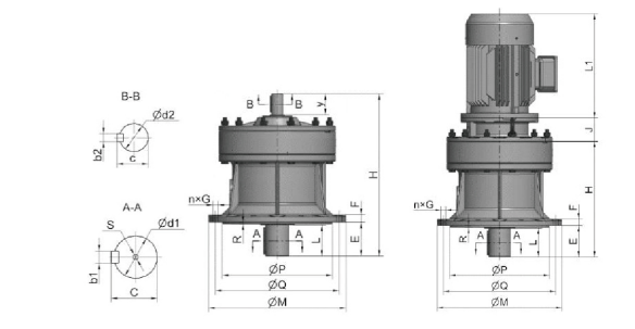XLD Series Cycloidal Pinwheel Speed Reducer XLD Series Cycloidal Pinwheel Speed Reducer