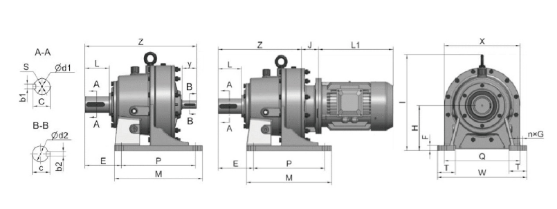 XWD Series Cycloidal Pinwheel Speed Reducer