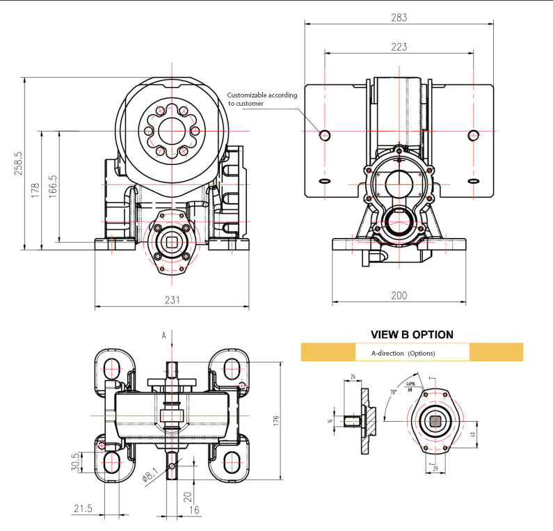 Solar PV Tracking Slewing Reducer