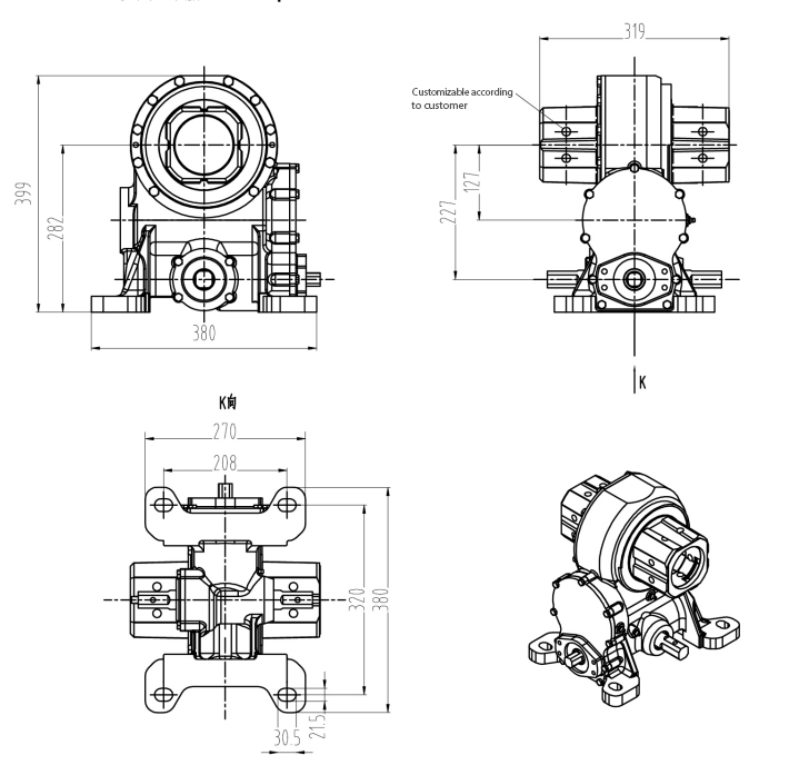 Solar Photovoltaic Tracking Slewing Reducers
